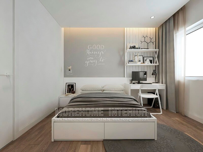 Giường ngủ chung cư hiện đại